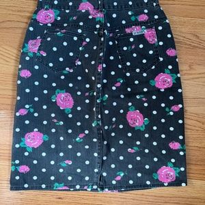 VintageNo Excused Denim Skirt